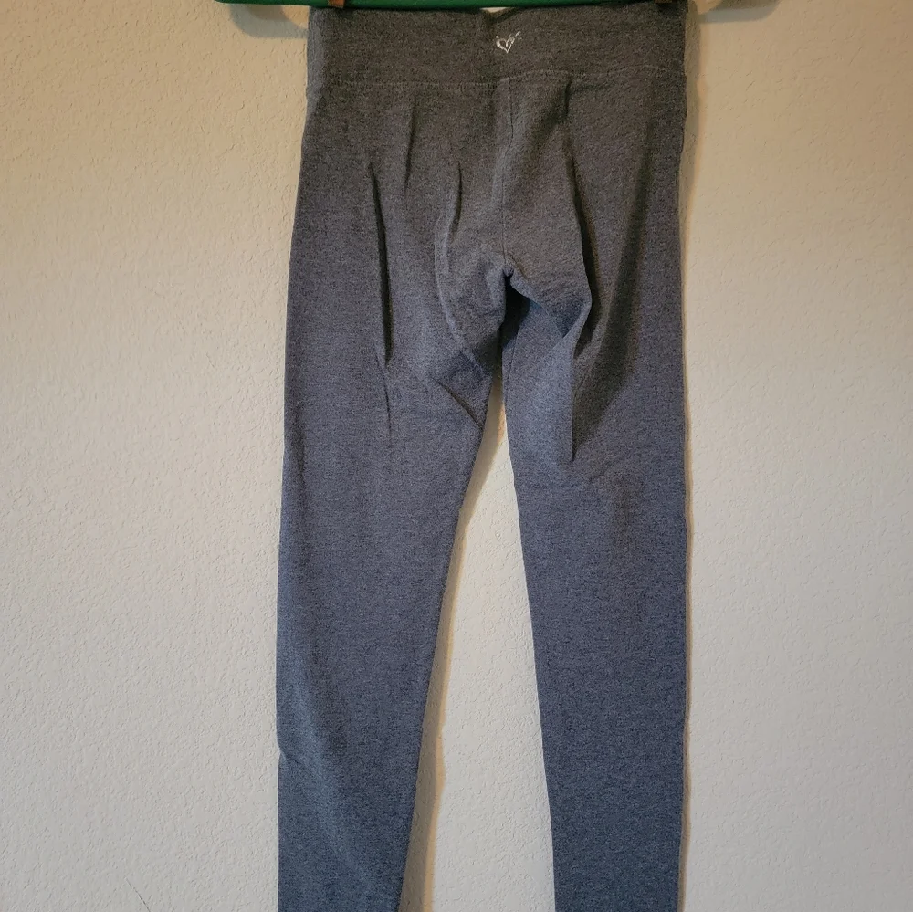 Justice Girl's Gray Leggings, Size 10